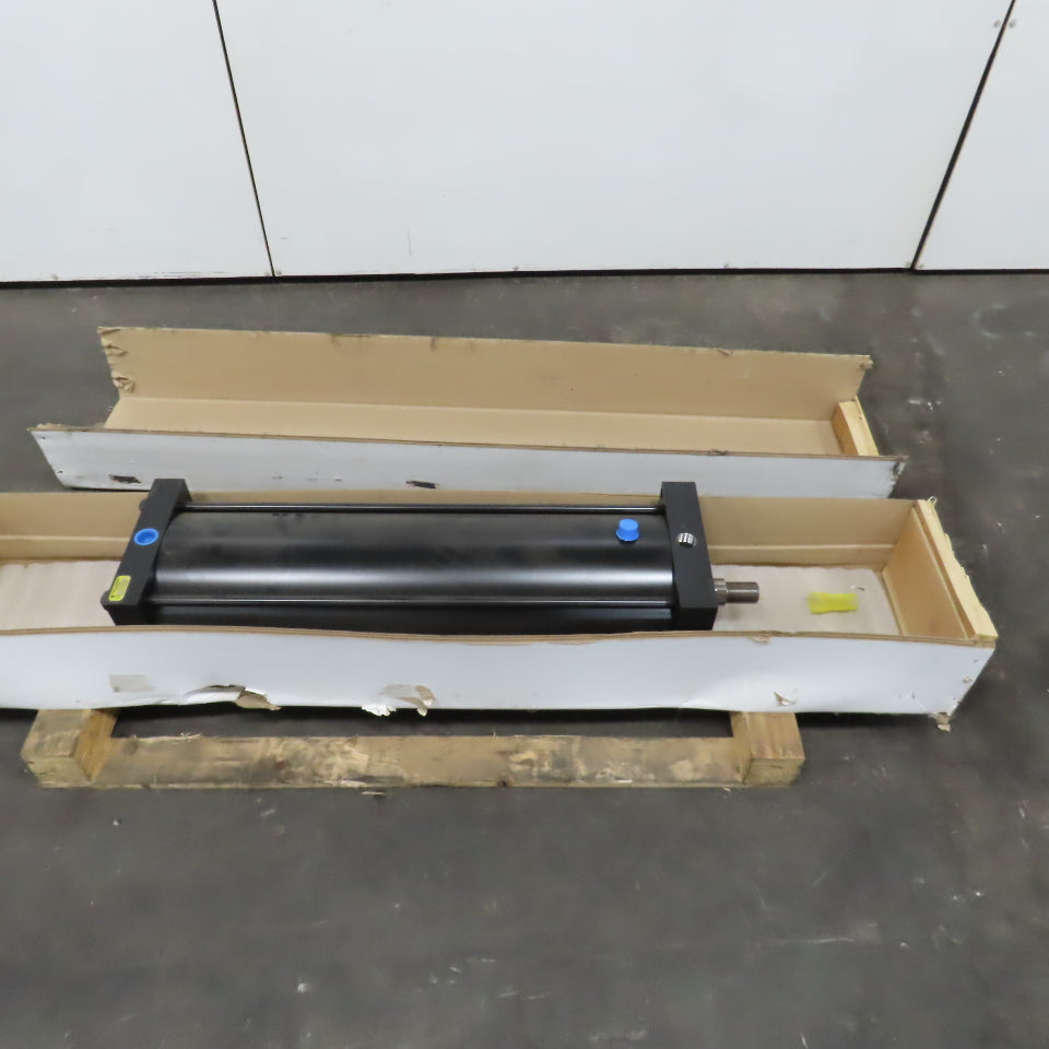 Yates Double Acting Pneumatic Tierod Cylinder 10" Bore 30" Stroke 2" Rod 250PSI