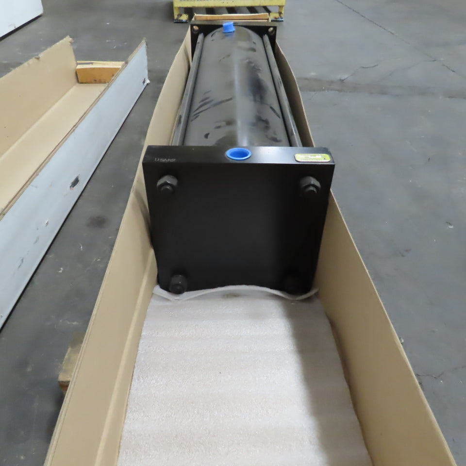 Yates Double Acting Pneumatic Tierod Cylinder 10" Bore 30" Stroke 2" Rod 250PSI