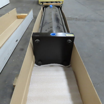 Yates Double Acting Pneumatic Tierod Cylinder 10" Bore 30" Stroke 2" Rod 250PSI