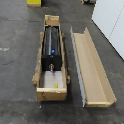 Yates Double Acting Pneumatic Tierod Cylinder 10" Bore 30" Stroke 2" Rod 250PSI