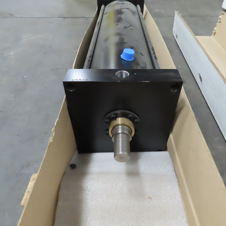 Yates Double Acting Pneumatic Tierod Cylinder 10" Bore 30" Stroke 2" Rod 250PSI