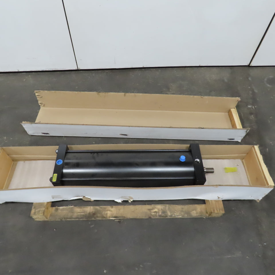 Yates Double Acting Pneumatic Tierod Cylinder 10" Bore 30" Stroke 2" Rod 250PSI