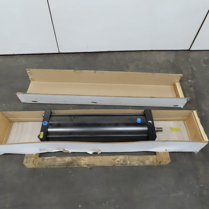 Yates Double Acting Pneumatic Tierod Cylinder 10" Bore 30" Stroke 2" Rod 250PSI