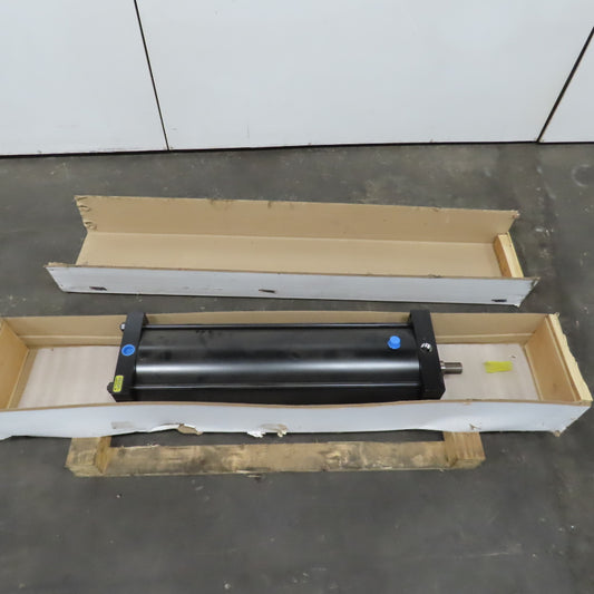 Yates Double Acting Pneumatic Tierod Cylinder 10" Bore 30" Stroke 2" Rod 250PSI