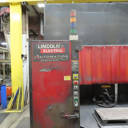 Lincoln ED4102016 Fanuc 6 Axis Dual Zone Robotic Welding Cell 480V 3PH No Welder