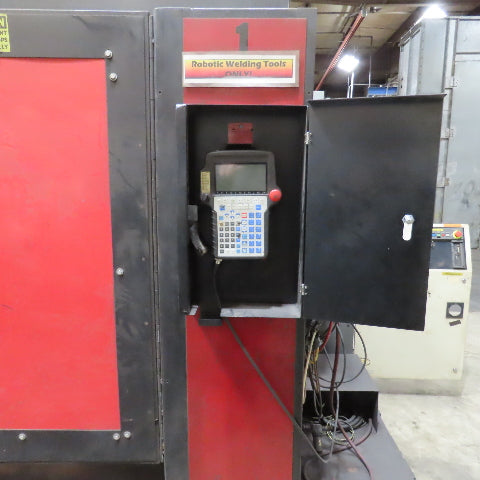 Lincoln ED4102016 Fanuc 6 Axis Dual Zone Robotic Welding Cell 480V 3PH No Welder