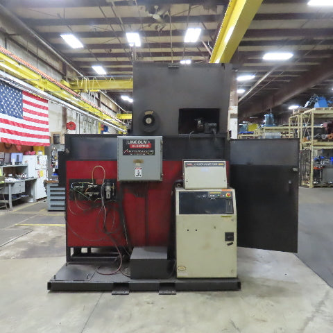 Lincoln ED4102016 Fanuc 6 Axis Dual Zone Robotic Welding Cell 480V 3PH No Welder