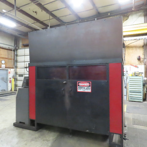 Lincoln ED4102016 Fanuc 6 Axis Dual Zone Robotic Welding Cell 480V 3PH No Welder