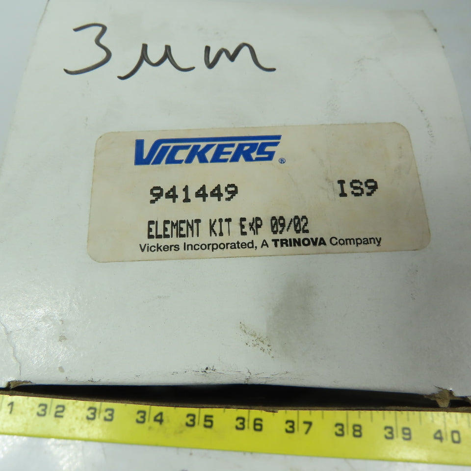 Vickers 941449 Filter element Kit EXP 09/02 Lot of 2