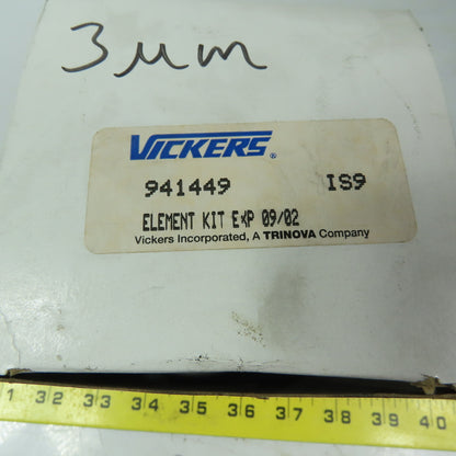 Vickers 941449 Filter element Kit EXP 09/02 Lot of 2