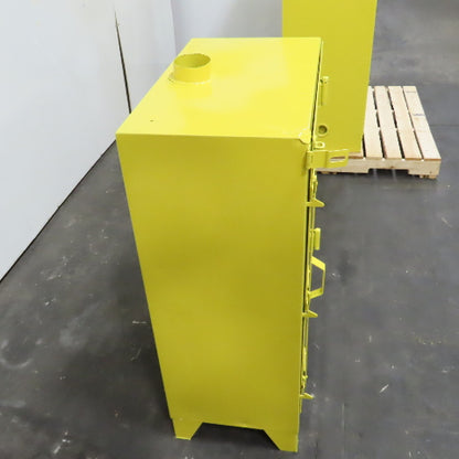 Wilray Flammable Liquid Storage Safety Fire Cabinet 2 Shelf Yellow 39 x 28 x 16"