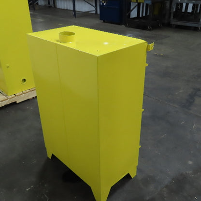 Wilray Flammable Liquid Storage Safety Fire Cabinet 2 Shelf Yellow 39 x 28 x 16"