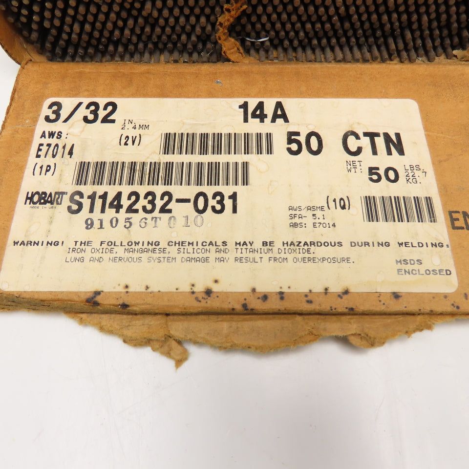 Hobart 14A 3/32 x 14" All Position Welding Electrode 39Lbs