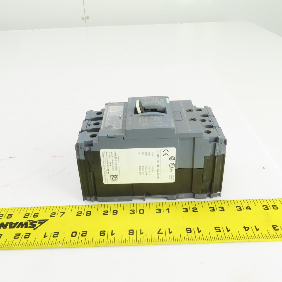 Siemens 3VA5160-4EC31 60A Molded Case Circuit Breaker 600V Adjustable Trip
