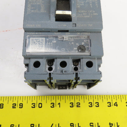 Siemens 3VA5160-4EC31 60A Molded Case Circuit Breaker 600V Adjustable Trip
