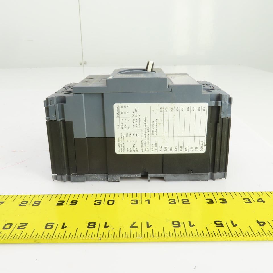 Siemens 3VA5160-4EC31 60A Molded Case Circuit Breaker 600V Adjustable Trip