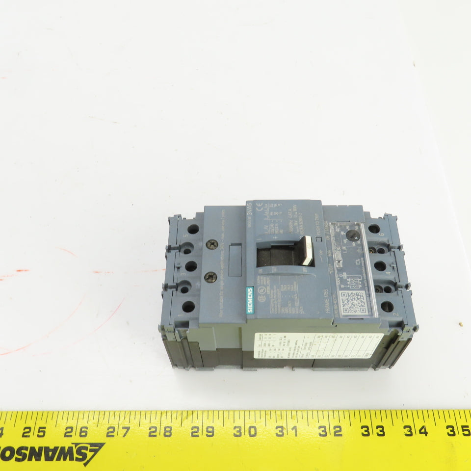 Siemens 3VA5160-4EC31 60A Molded Case Circuit Breaker 600V Adjustable Trip