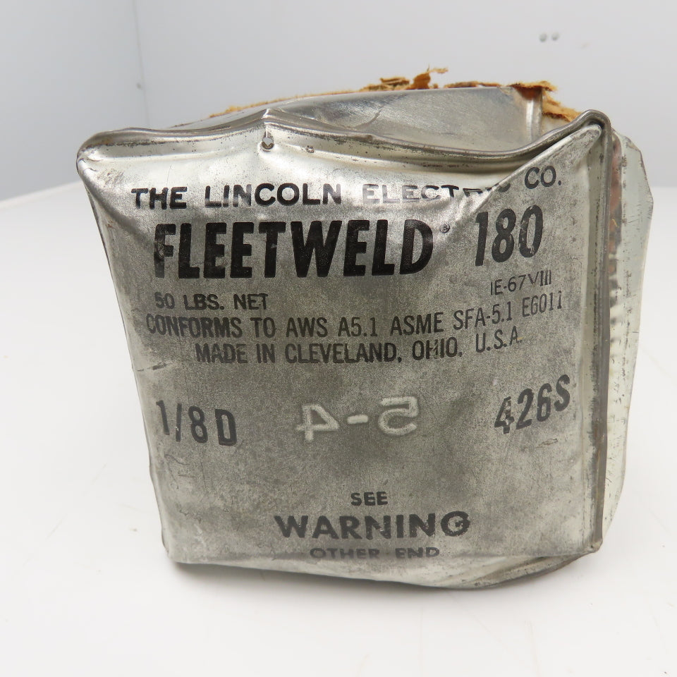 Lincoln Electric Fleetweld 180 E6011 1/8" x 14" Stick Electrode Welding Rod 23#