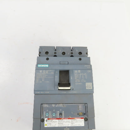 Siemens 3VA6340-5HL31 400A Molded Case Circuit Breaker 600V Adjustable Trip