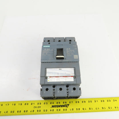 Siemens 3VA6340-5HL31 400A Molded Case Circuit Breaker 600V Adjustable Trip