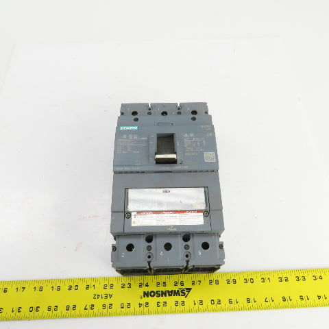Siemens 3VA6340-5HL31 400A Molded Case Circuit Breaker 600V Adjustable Trip