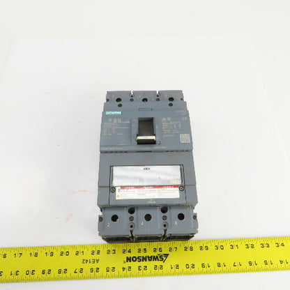 Siemens 3VA6340-5HL31 400A Molded Case Circuit Breaker 600V Adjustable Trip
