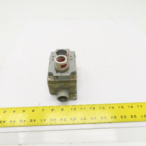Killark XCS-0B13-U Control Station Push Button Switch/Pilot Light 600V Hazardous