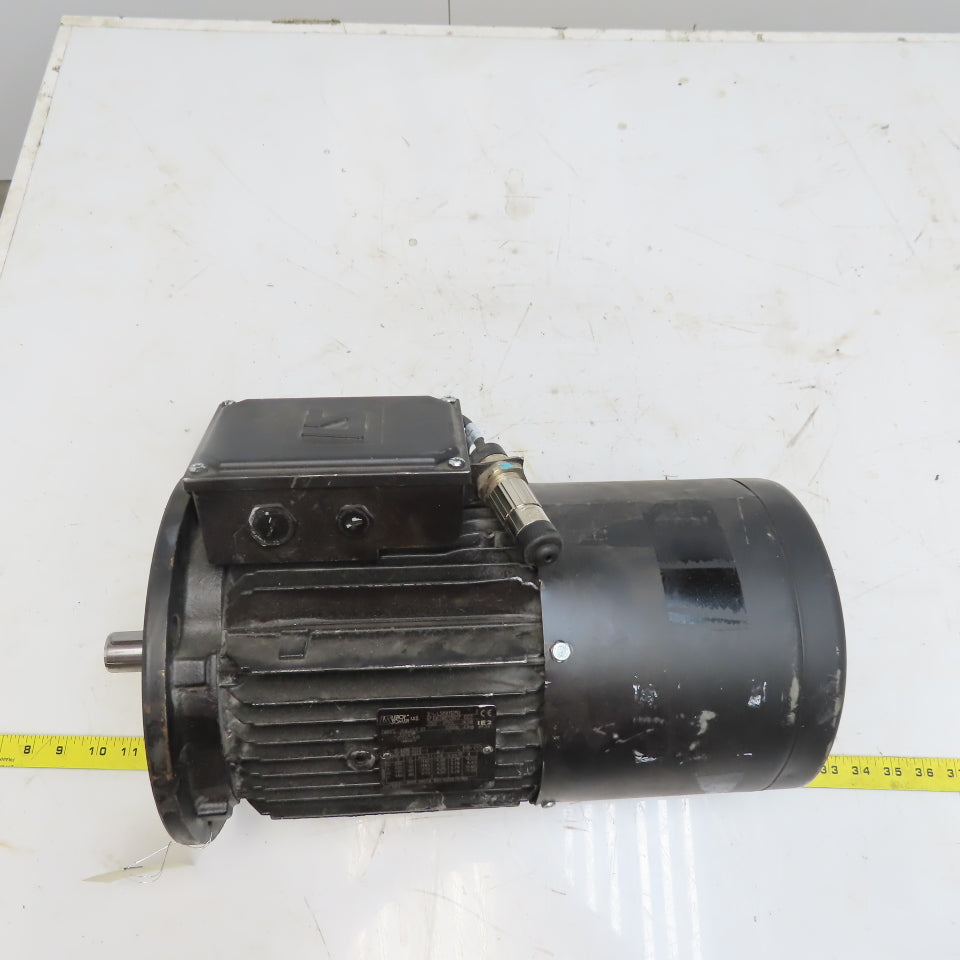 Leroy-Somer LSM112MU 4KW Electric Motor 265/460V 3Ph 4 Wire B Flange W/Brake