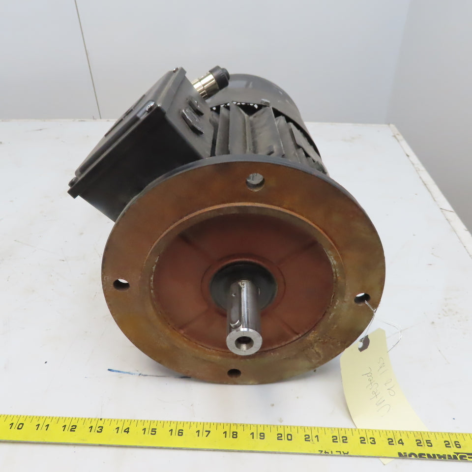 Leroy-Somer LSM112MU 4KW Electric Motor 265/460V 3Ph 4 Wire B Flange W/Brake