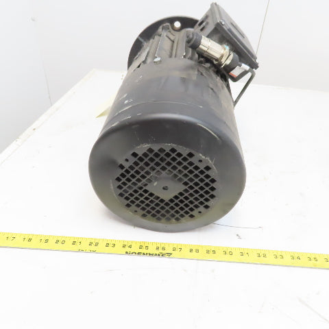 Leroy-Somer LSM112MU 4KW Electric Motor 265/460V 3Ph 4 Wire B Flange W/Brake