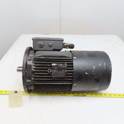 Leroy-Somer LSM112MU 4KW Electric Motor 265/460V 3Ph 4 Wire B Flange W/Brake