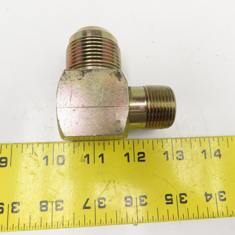 3/4" NPSM Male x 1" JIC Male Flare Elbow 90°