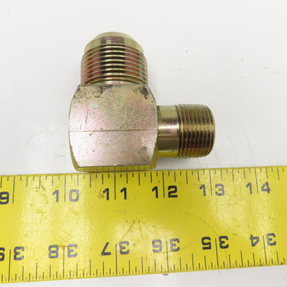 3/4" NPSM Male x 1" JIC Male Flare Elbow 90°