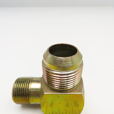 3/4" NPSM Male x 1" JIC Male Flare Elbow 90°