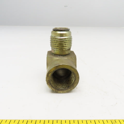 3/4" NPTF x 3/4" JIC O-Ring Seat Male Flare Elbow 90°
