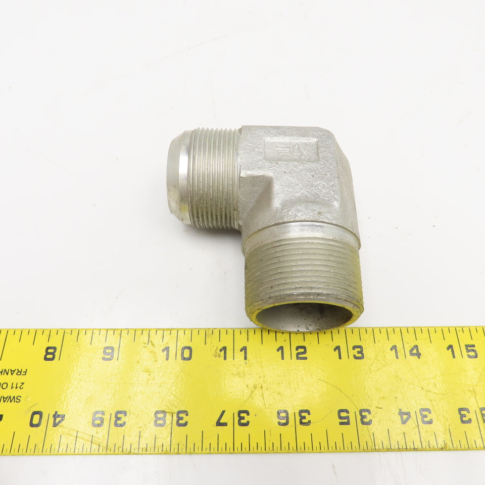 Aeroquip 1-1/2" Male NPT x 1-1/2" Male JIC Elbow 90°