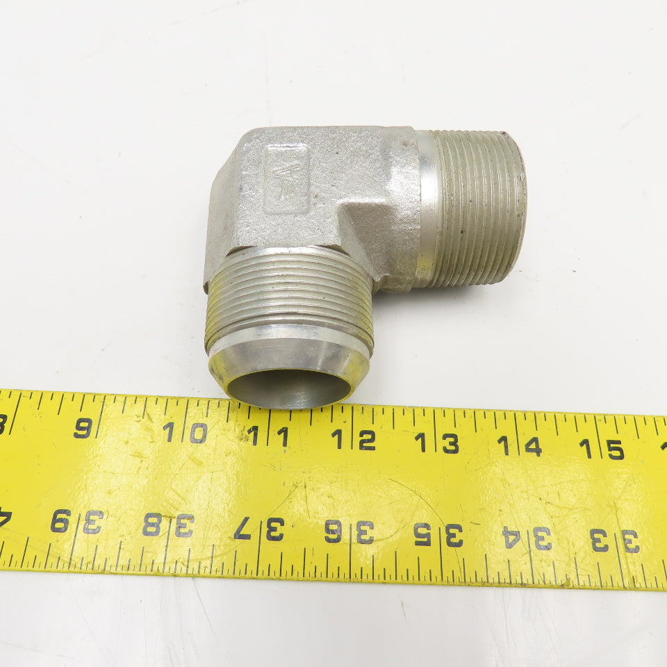 Aeroquip 1-1/2" Male NPT x 1-1/2" Male JIC Elbow 90°