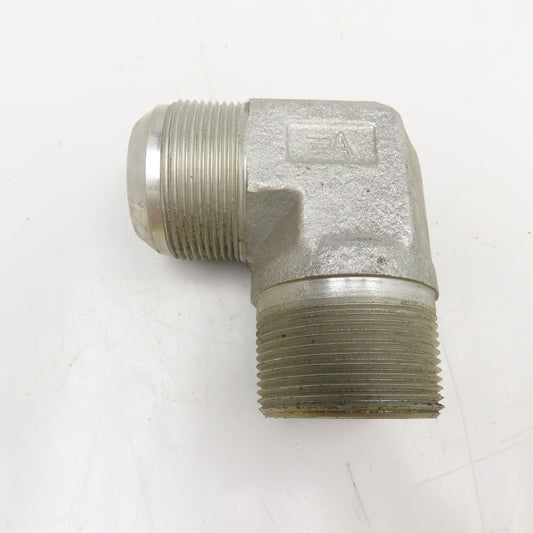 Aeroquip 1-1/2" Male NPT x 1-1/2" Male JIC Elbow 90°