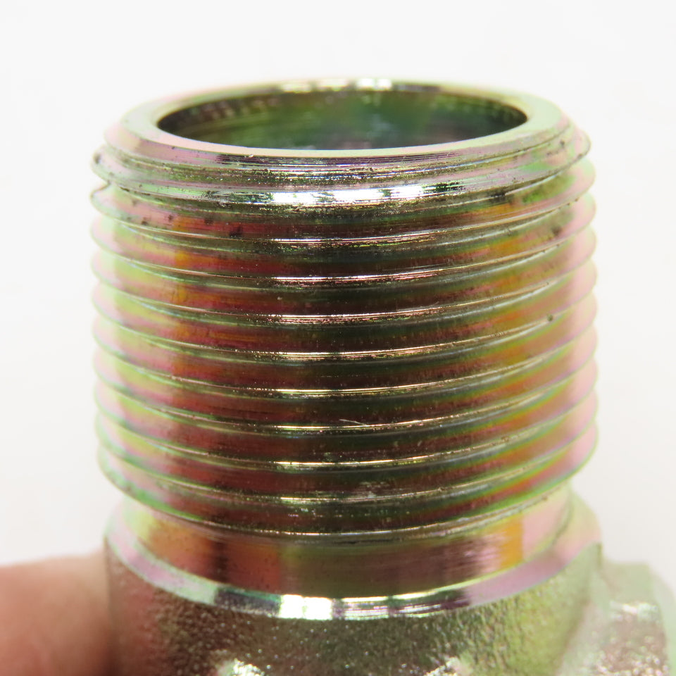1/2" JIC Male Flare x 1" NPT Male Hydraulic Elbow 90°