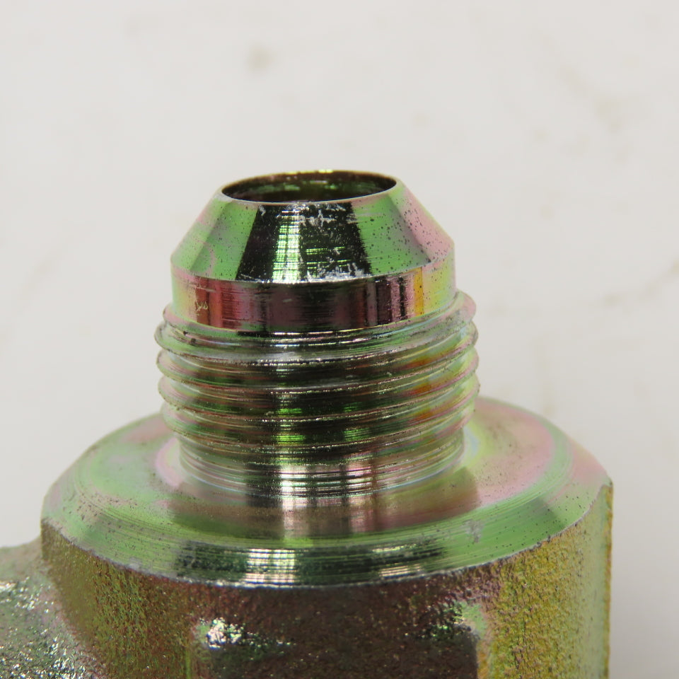 1/2" JIC Male Flare x 1" NPT Male Hydraulic Elbow 90°