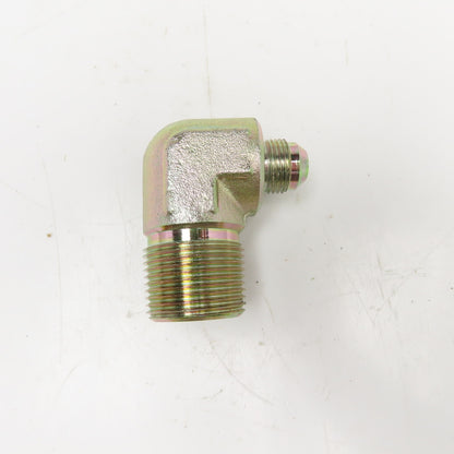 1/2" JIC Male Flare x 1" NPT Male Hydraulic Elbow 90°