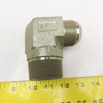 Aeroquip 1-1/2" (-24) NPTF Male x 1-1/4" (-24) JIC Male Flare Elbow 90°