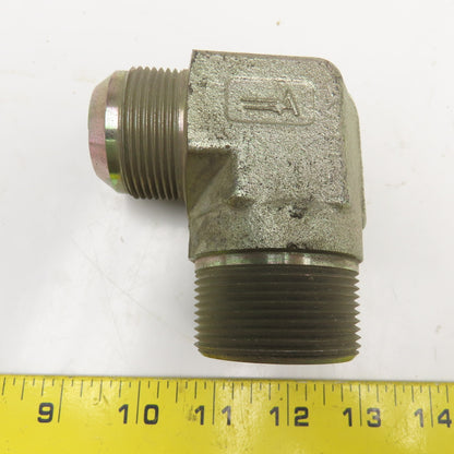 Aeroquip 1-1/2" (-24) NPTF Male x 1-1/4" (-24) JIC Male Flare Elbow 90°