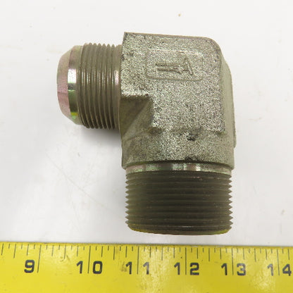 Aeroquip 1-1/2" (-24) NPTF Male x 1-1/4" (-24) JIC Male Flare Elbow 90°