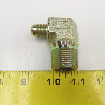 Aeroquip 2024-12-6S 3/8" (-6) JIC Male x 3/4 (-12) NPTF Male Adaptor Lot Of 9