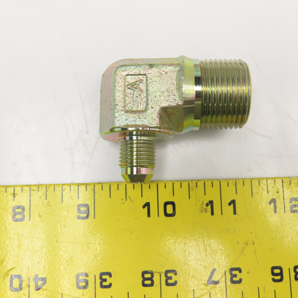 Aeroquip 2024-12-6S 3/8" (-6) JIC Male x 3/4 (-12) NPTF Male Adaptor Lot Of 9