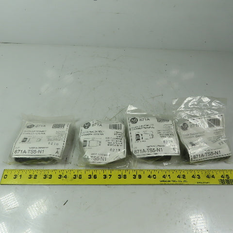 Allen Bradley 871A-TS5-N1 Terminal Chamber 5-Pin Strght Female Plug 16AWG Lot/4