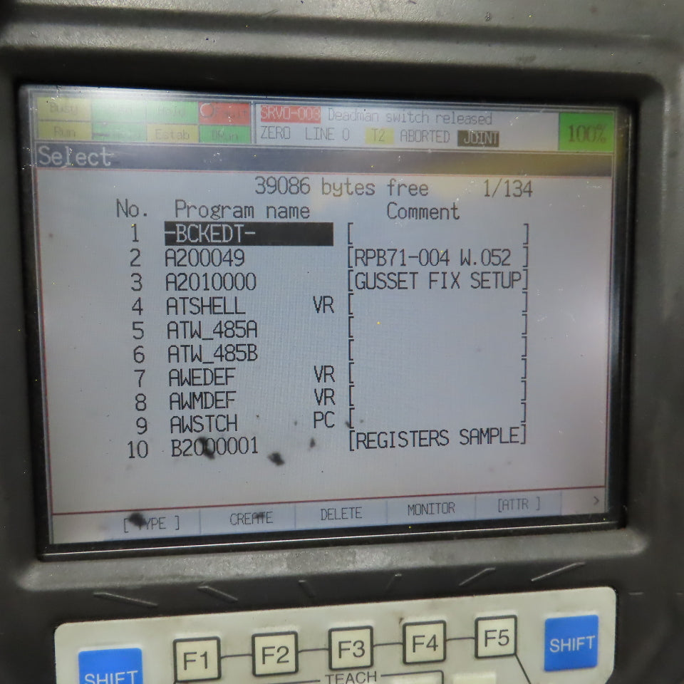 Lincoln Fanuc 6 Axis Dual Zone Robotic Welding Cell 480V 3PH 570A Power Wave 455