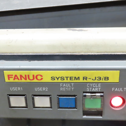 Lincoln Fanuc 6 Axis Dual Zone Robotic Welding Cell 480V 3PH 570A Power Wave 455