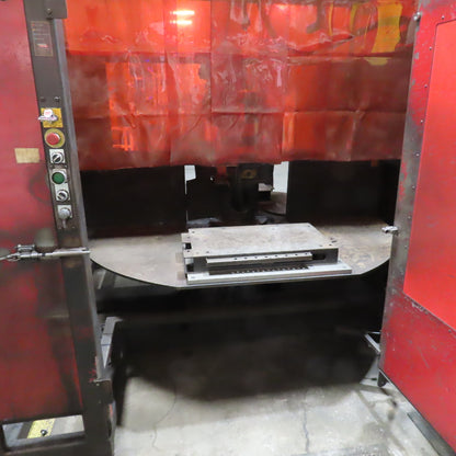 Lincoln Fanuc 6 Axis Dual Zone Robotic Welding Cell 480V 3PH 570A Power Wave 455
